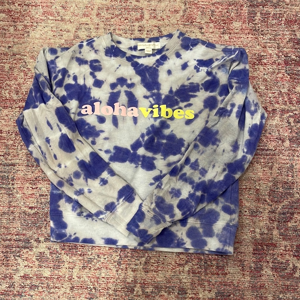 Tie Dyed Aloha Vibes Sweatshirt